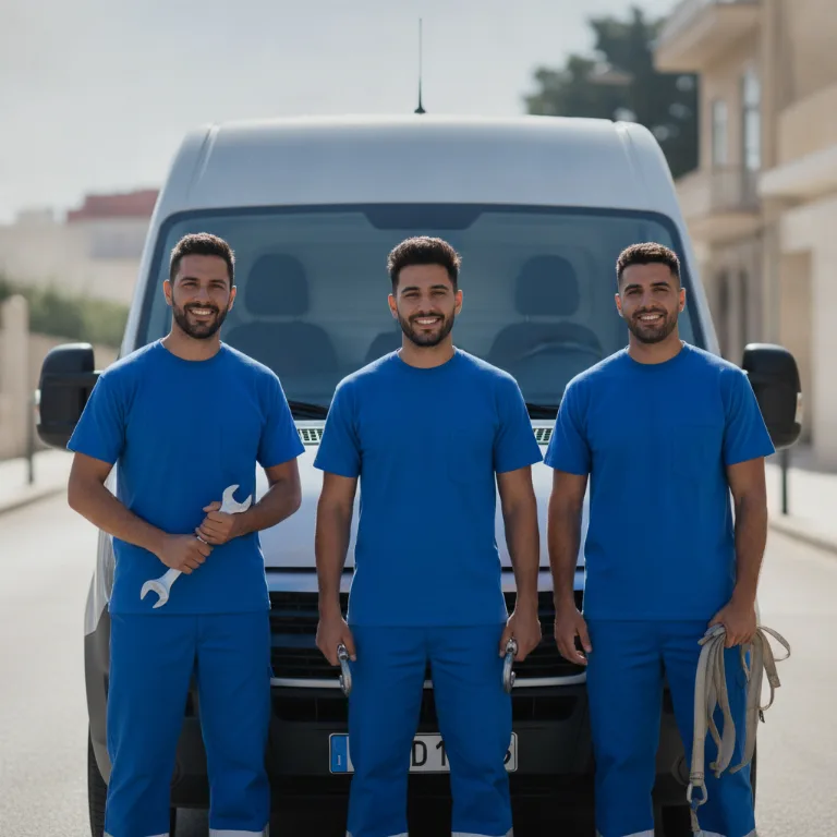 Grúa equipo en el Poblenou